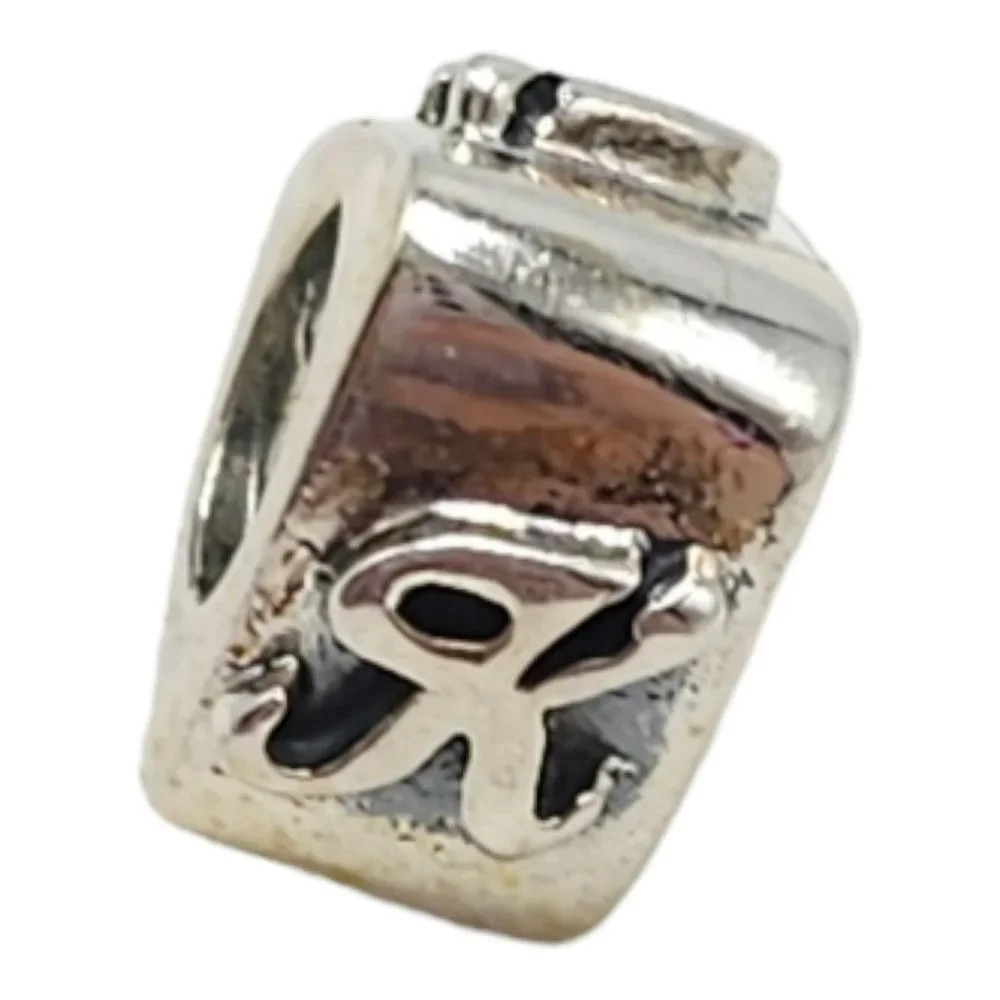 Tara’s Diary Initial K Bead Made in Ireland Sterling NOS Celtic Trinity Knot